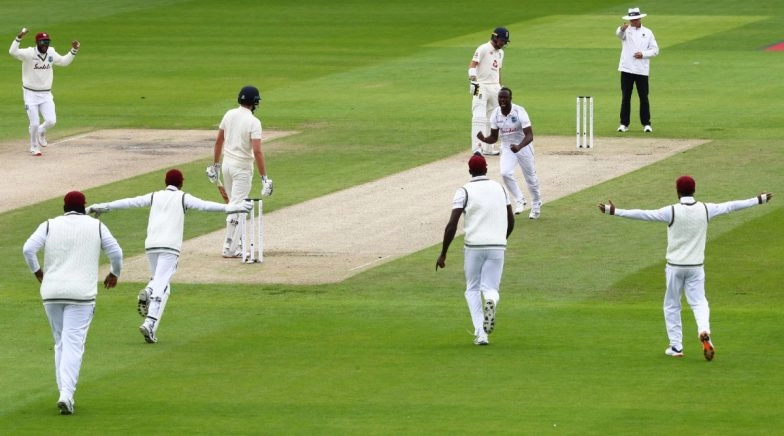 ENG vs WI 3rd Test 2020: Ollie Pope, Jos Buttler Counter Help Hosts Take Control in Manchester
