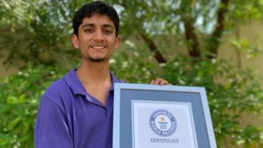 Indian Teenager in UAE Makes 101 One-leg Hops Over Stationery Ruler; Finds Place in Guinness Book