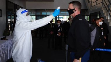 US Army Chief General James McConville Welcomed to Thailand with Coronavirus Test