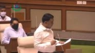 Goa Budget 2020&ndash;21: CM Pramod Sawant Passes Budget for Financial Year 2020&ndash;21 Amid Ruckus From Opposition