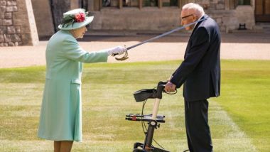 Capt Sir Tom Moore: 100-Year-Old WWII Veteran Gets Knighted by Queen For Fundraising Pound 32 Million to Help NHS Workers