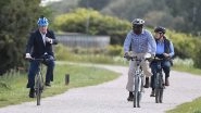 UK PM Boris Johnson Rides Made-in-India Hero Bike at Launch of Cycling Drive Aimed at Govt&rsquo;s Anti-Obesity Strategy to Combat COVID-19