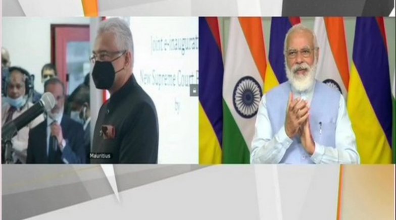 PM Narendra Modi, Mauritian Counterpart Inaugurate New Supreme Court Building in Port Louis