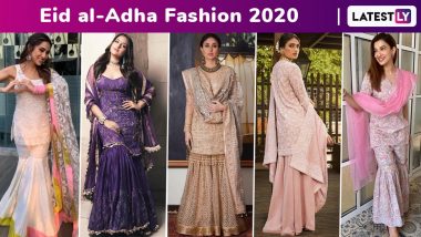 Eid Al-Adha 2020: Kareena Kapoor Khan, Sonakshi Sinha, Gauahar Khan, Nushrat Bharucha, Shilpa Shetty, Sana Khan, Sara Ali Khan, Aamna Sharif Whip Up a Sartorial Sharara Storm!