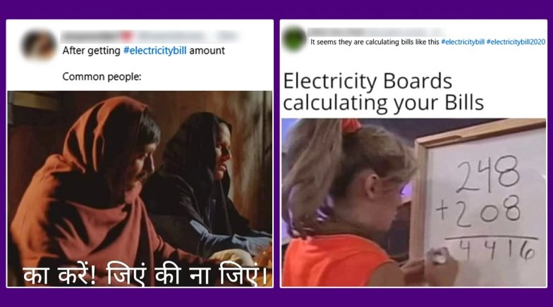 Electricity Bills Funny Memes and Jokes Trend Online on Twitter 