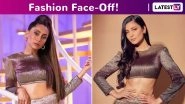 Fashion Face-Off: Anusha Dandekar or Shruti Haasan in Sunaina Khera Ensemble! Who Wore the Shimmery Creation Better?