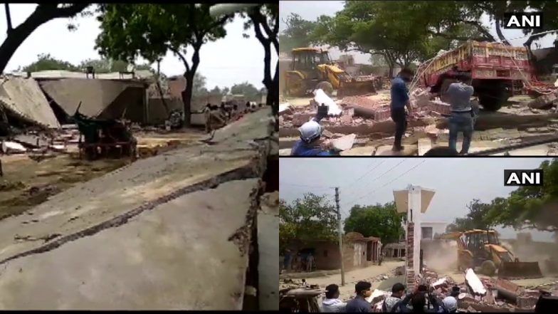 Gangster Vikas Dubey's House in Bithur Demolished Day After Killing of Eight Policemen in Kanpur Encounter