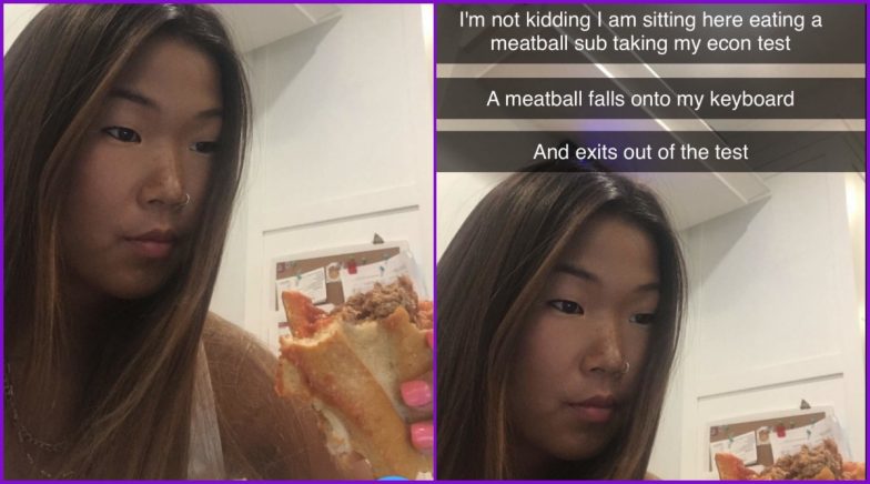 Best Excuse Ever? Girl Requests Retest After Meatball Accidentally ...