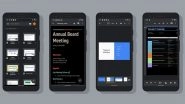 Google Docs, Google Sheets & Google Slides Get Dark Mode Feature on Android