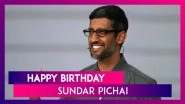 Sundar Pichai 48th Birthday: Net Worth And Salary Details Of Google And Alphabet CEO