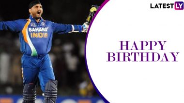 Harbhajan Singh Birthday Special: Five Times Turbanator Tormented the Opposition With Bat in Hand