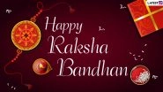 Happy Rakhi 2020 HD Images & Wallpapers: WhatsApp Stickers, Facebook Greetings, GIF Wishes, Instagram Stories & SMS to Send on Raksha Bandhan