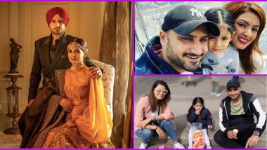 Harbhajan Singh Birthday Special: Family Pics of Chennai Super Kings Bowler With Wife Geeta Basra and Daughter Hinaya Heer Plaha