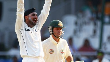 Harbhajan Singh Relives Rivalry With Ricky Ponting, Shares Compilation Video of His Wickets Against the Australian Batting Great (View Post)