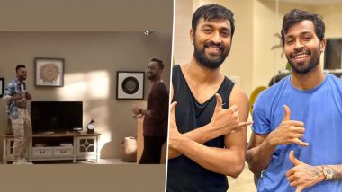 ‘Hardik Always Makes Me Do More Takes’: Krunal Pandya Shares Funny Video Clip From AD Shoot Featuring Both Brothers