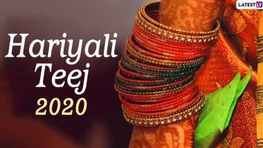 Hariyali Teej Images & HD Wallpapers for Free Download Online: Wish Happy Hariyali Teej 2020 With WhatsApp Stickers and GIF Greetings