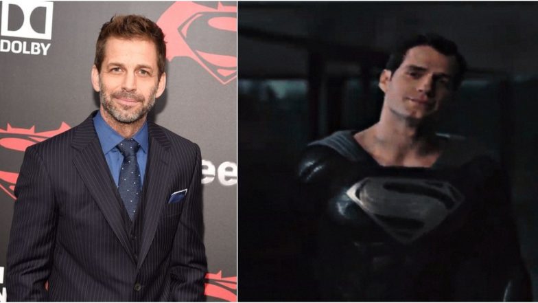 Justice League Snyder Cut: Henry Cavill's Superman Sports the Black Suit in New Clip (Watch Video) 