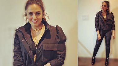 When Huma Qureshi Channelled Her Inner Bappi da With an Accompanying Monochrome Chic-Sleek Look!