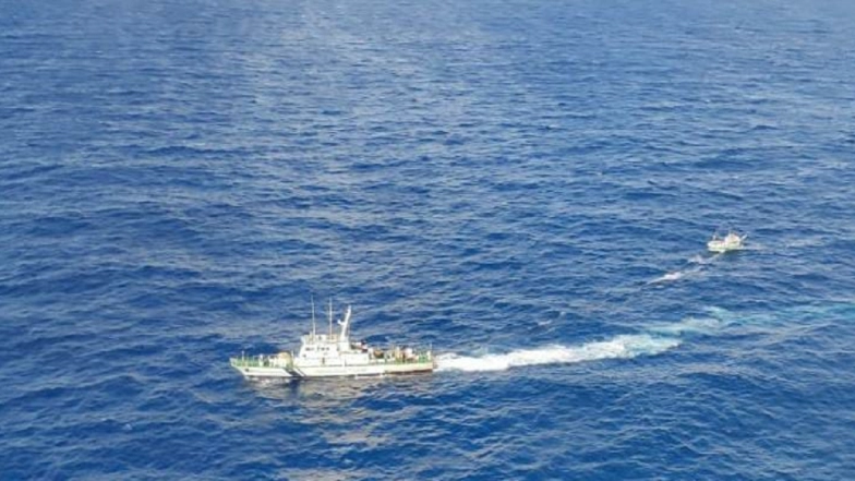 Indian Coast Guard on Alert After Oil Spill Reported From Haldia-Bound Portuguese Flag Container Ship Near Chennai
