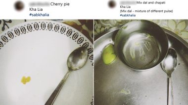 Tired of Seeing People Cooking and Posting Yummy Pics on Instagram? This User Posts Pictures of Empty Plates After Eating, 'Coz Why Not?