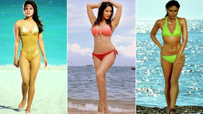 International Bikini Day 2020: From Priyanka Chopra, Sunny Leone to Kareena Kapoor Khan, All the Times B-Town Babes Sizzled in the Sexy Strings on the Silver Screen (View Pics)