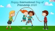 International Friendship Day Images & HD Wallpapers for Free Download Online: Wish Happy Friendship Day 2020 With WhatsApp Stickers and GIF Greetings