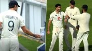 James Anderson Maintains Social Distancing While Celebrating Fall of Wickets During Intra-Squad Match, Uses Sanitiser Between Overs (Watch Video)