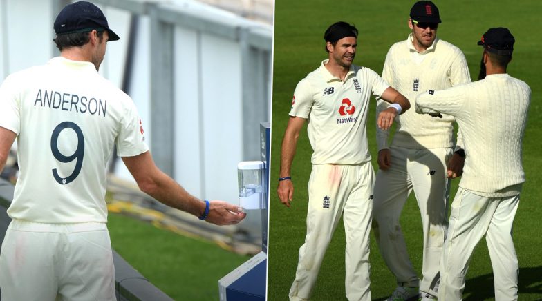James Anderson Follows Social Distancing While Celebration of Wickets During Intra-Squad Match