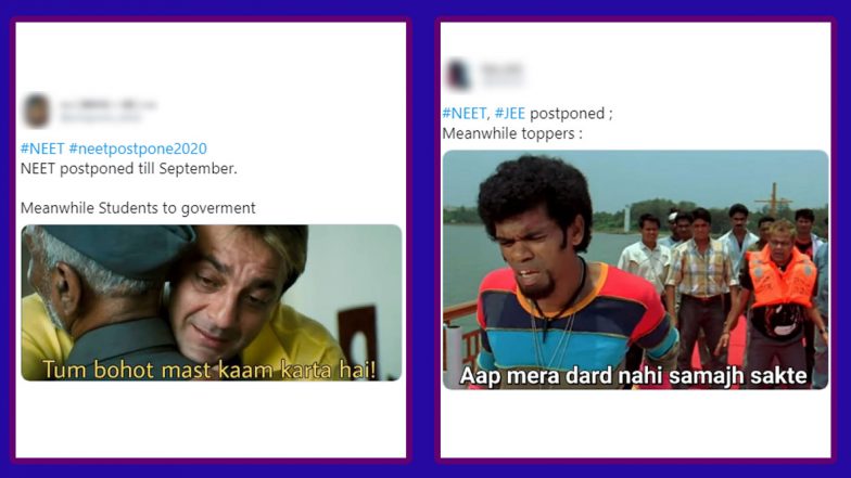 NEET and JEE Main Exams Postponed Till September, Backbencher Students Celebrate With Funny Memes and Jokes Which Toppers Surely Wouldn't Appreciate