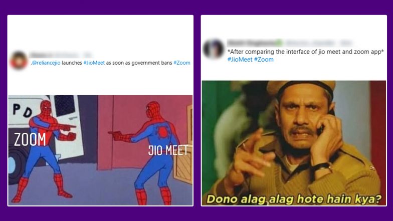 JioMeet and Zoom Funny Memes and Jokes Trend Online As Netizens Welcome Another Video-Conferencing App to Work From Home