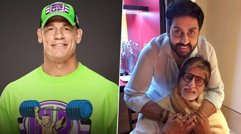 John Cena Shares A Post Featuring Amitabh & Abhishek Bachchan!