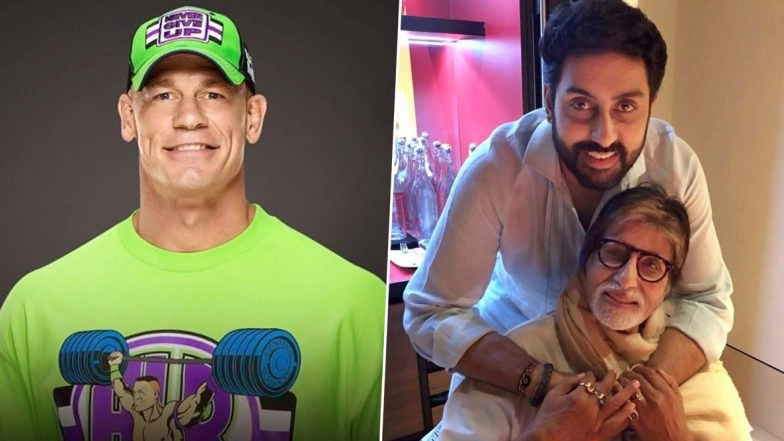 WWE Legend John Cena Posts A Photo Of Amitabh And Abhishek Bachchan After The Two Test COVID-19 Positive