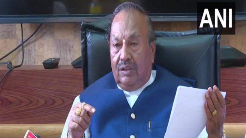 Bengaluru Violence: Karnataka Govt Planning to Ban SDPI, Confiscate Properties of Those Involved in Violence, Says Minister KS Eshwarappa