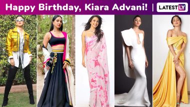 Kiara Advani Birthday Special: A Riveting Fashion Arsenal With an Ensemble for Every Mood, She Drips Minimalism and Comfort Chicness at All Times!