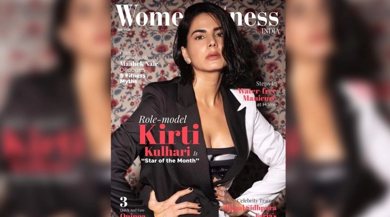 Kirti Kulhari Repurposed Her Award Night Crisp Pantsuit Style for Women Fitness Magazine!