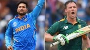 Kuldeep Yadav Picks AB de Villiers As the Toughest Batsman to Bowl in ODIs, Says &lsquo;It&rsquo;s a Good Thing That He&rsquo;s Retired&rsquo;