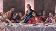 Black Jesus to Feature in The Last Supper Painting Above Altar at UK's Oldest Church, St Albans Cathedral (See Picture)