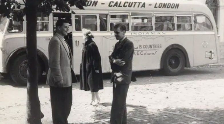 London to Calcutta by Road? Picture of 1950s Albert Travel Bus Service is Going Viral