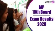MP 10th Result 2020 Declared: 62.84% Pass, Check MPBSE Class 10 Board Exam Result Online at mpresults.nic.in
