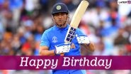 MS Dhoni: Fans Trend &lsquo;HappyBirthdayMsDhoni&rsquo; on Twitter Ahead of the Former Indian Captain&rsquo;s Birthday