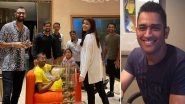 MS Dhoni Birthday Pic: Sakshi Dhoni Shares Throwback Photo of Hardik and Krunal Pandya With CSK Captian