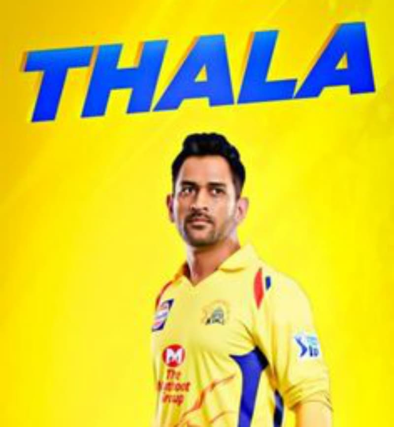 dhoni images in csk download