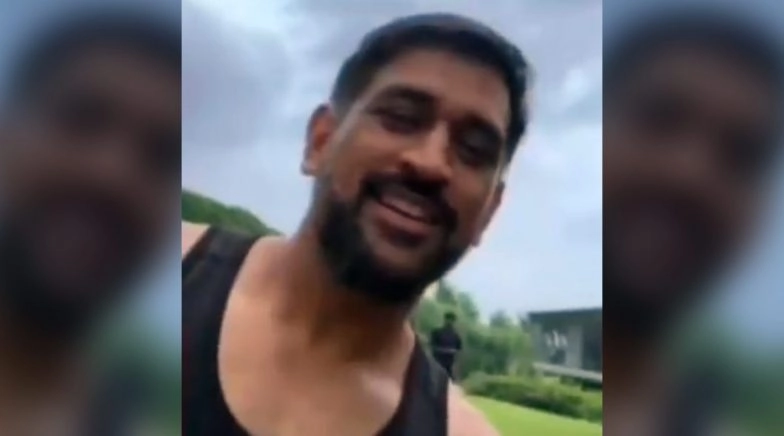 MS Dhoni New Look Surfaces Again As CSK Share Video
