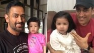 MS Dhoni Birthday Special: Times When Former Indian Captain and His Daughter Ziva Dazzled Social Media (Photos and Videos Inside)