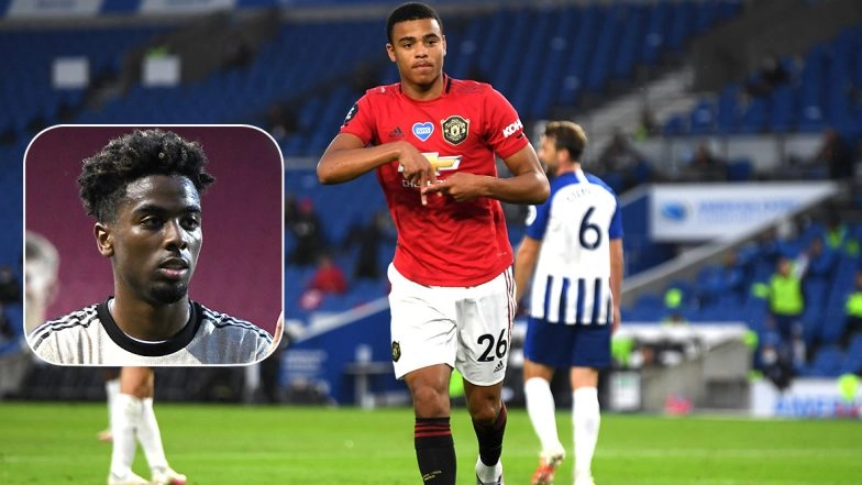 Manchester United Forward Mason Greenwood Pays Tribute to Departing Teammate Angel Gomes With Goal Celebration (Watch Video)