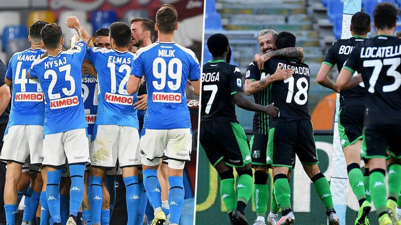 Napoli vs Sassuolo, Serie A 2019–20 Free Live Streaming Online & Match Time in IST: How to Get Live Telecast on TV & Football Score Updates in India?