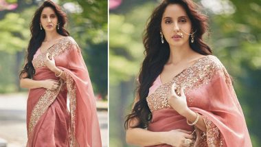 Nora Fatehi Swaps Oomph for Six Yards of Unrecognisable Elegance!