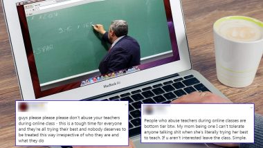 Viral 'Fictional' Post Details Teacher Being Abused by Students During Online Class, Netizens Hope Better Sense Prevails Among Pupils Who Engage in Trolling Their Professors (Check Tweets)