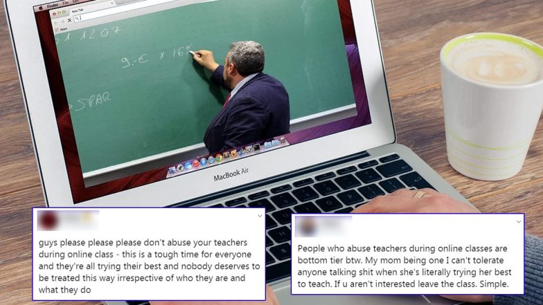 Viral 'Fictional' Post Details Teacher Being Abused by Students During Online Class, Netizens Hope Better Sense Prevails Among Pupils Who Engage in Trolling Their Professors (Check Tweets)