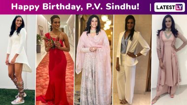 PV Sindhu Birthday Special: For the Badminton Ace, Her Passion for Fashion Translates Effortlessly Into an Always Chic and Relevant Style Arsenal!